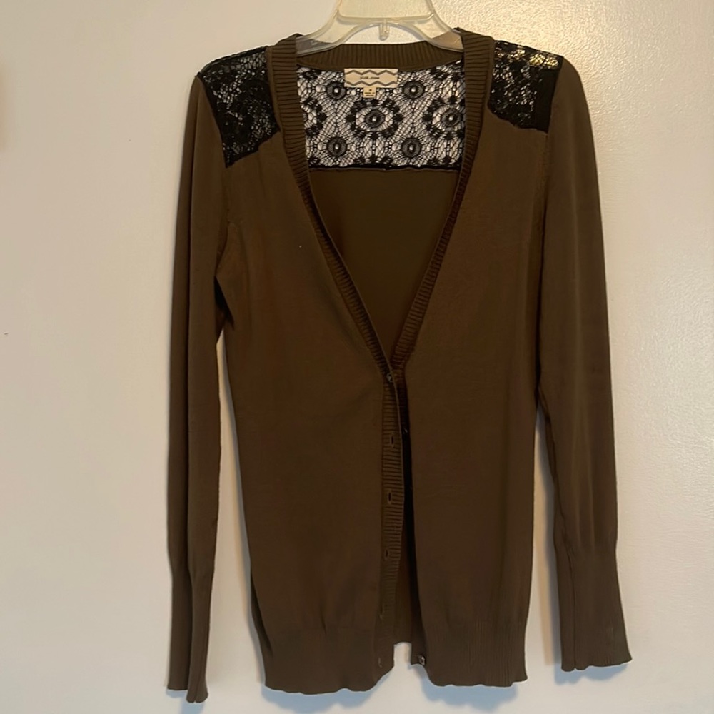 Olive Green Cardigan
